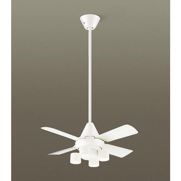 パナソニック シーリングファン(照明器具付) ホワイト ポール長900 拡散 LED(電球色) XS95127