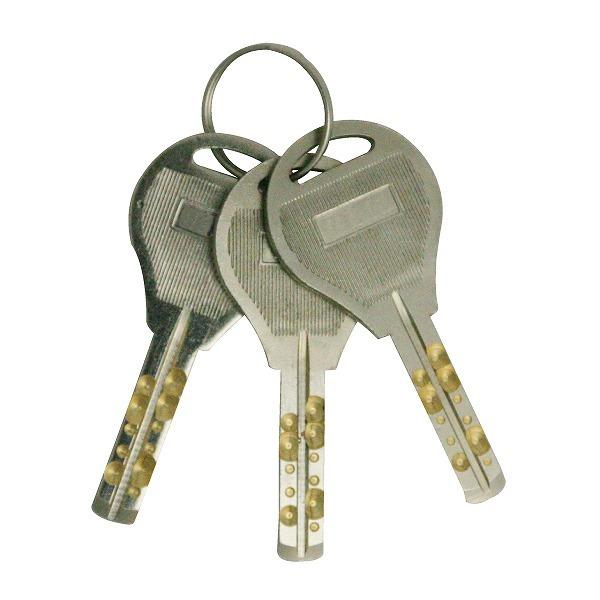 FUKI iNAHO（イナホ） 面付補助錠-56 スリムロック シルバー TLH-56