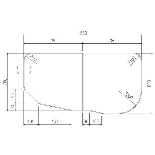 LIXIL INAX YFK-1676B(1)L 風呂ふた 組フタ : 住宅設備専門通販 柳生住