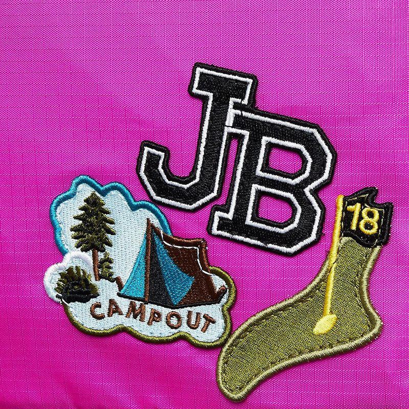 ジャックバニー カートバッグ ワッペンシリーズ / ゴルフ ラウンド / 262-2281835 090_ピンク カートバッグ ワッペンシリーズ ゴルフ ラウンド 090_ピンク