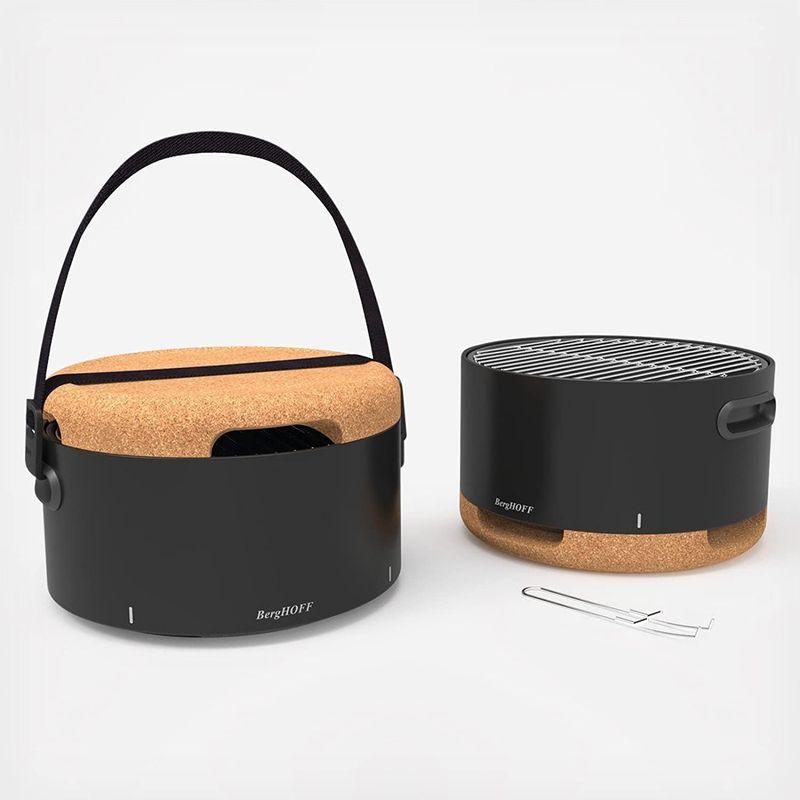 美品 バーグホフ(BergHOFF) Table BBQ テーブルバーベキューグリル ブラックカーボンスチール製 キャンプ アウトドア 24156 【V8605678975】(31370円)