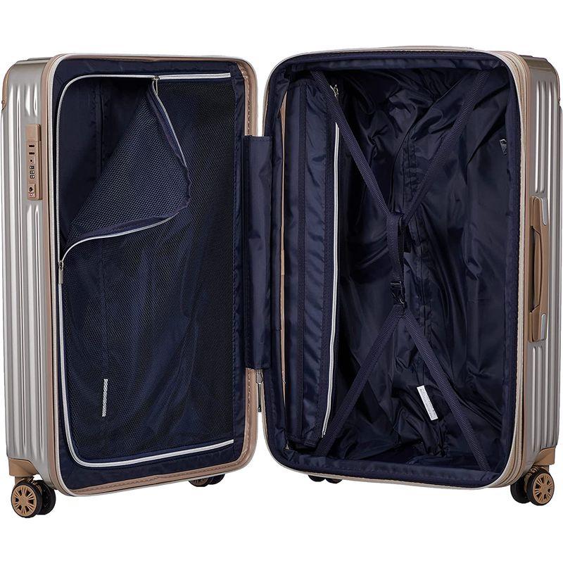 シフレ ハードジッパースーツケース Trident トライデント TRI2035K 102L 67 cm 4.9kg ゴールド 9kg ハードジッパースーツケース Trident トライデント TRI2035K 102L cm ゴールド