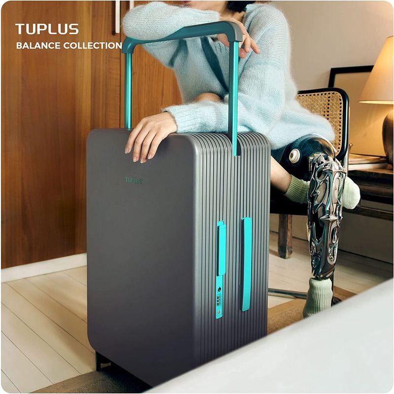 ★レア物 新品未開封 TUPLUS スーツケース Mサイズ 静音 TSAロック ８輪 キャリーケース 5泊以上 62L 66.5cm 5.6kg グレーグリーン 【SKC1191488848】(43433円)