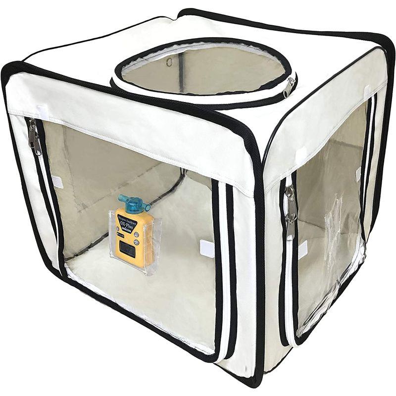 ペット用酸素室・酸素ケージ・酸素テント『ペット・オキシ・ホテル 』 (Sサイズ外寸：巾50 ×奥60×高50cm) オキシ 酸素ケージ 酸素テント『ペット ホテル 』 Sサイズ外寸：巾50 ×奥60×高50cm