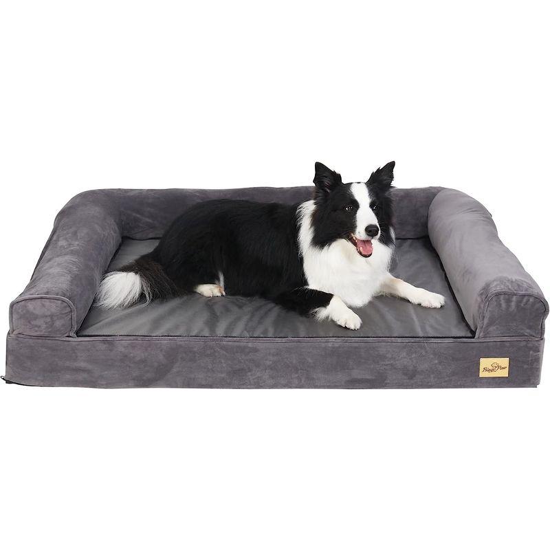 bingopaw 大型犬用ベッド クッション 洗える L ペットソファーベッド ふわふわ 犬寝床 防水 滑り止め 老犬介護 床ずれ 防止 通 大型犬用ベッド クッション 洗える ペットソファーベッド ふわふわ 犬寝床 防水 滑り止め 老犬介護 床ずれ 防止 通