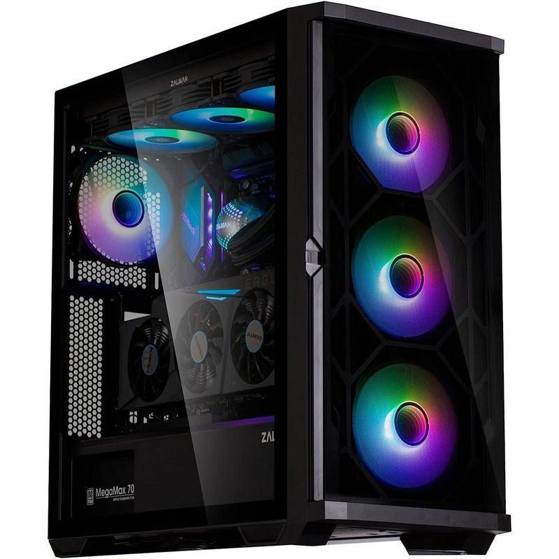 Zalman Z10 DUO ミドルタワー ATX PCケース GPU縦置きユニット・RGBファン搭載モデル CS8512 Z10 DUO ミドルタワー ATX PCケース GPU縦置きユニット RGBファン搭載モデル CS8512