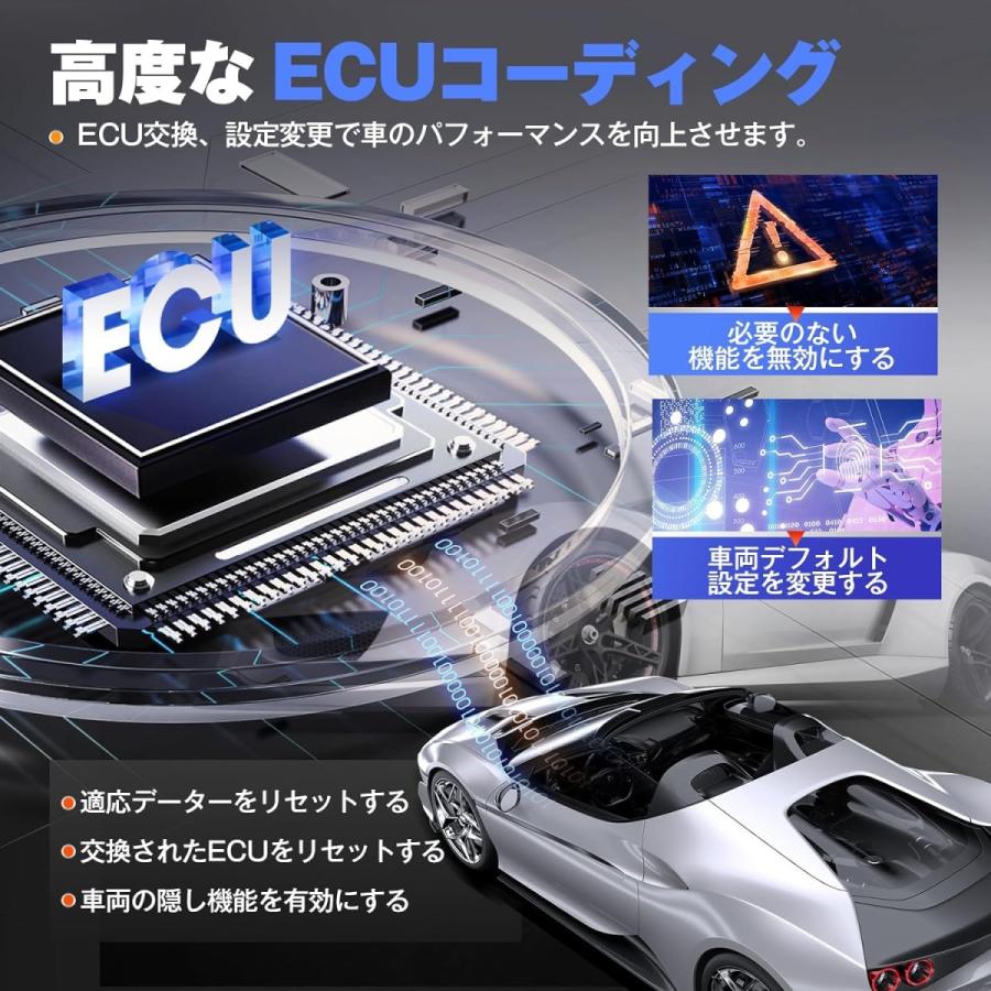 LAUNCH OBD2 診断機 自動車 故障診断機 CRP919X ダイハツ 日本車