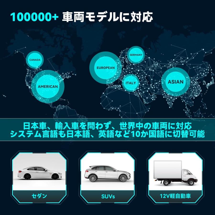 美品LAUNCH診断器　123X　輸入車 LAUNCH / CRP123X / OBD2/自動車診断機 システム診断 美品