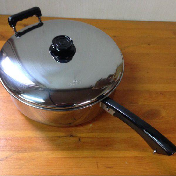 IHステンレス鍋 日本製 マルタマ MA18-0浅型ソースパン 片手鍋26cm 
