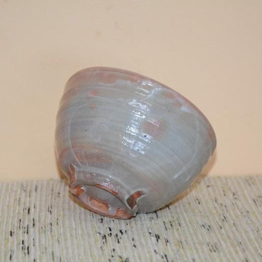 茶道具 鵬雲斎大宗匠箱書 遠州七窯朝日焼 美品 幡師荒土茶碗 十四代