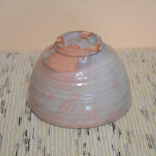 茶道具 鵬雲斎大宗匠箱書 遠州七窯朝日焼 美品 幡師荒土茶碗 十四代