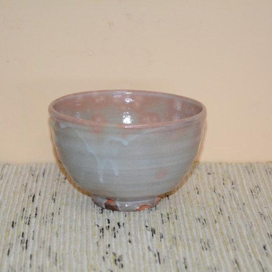 茶道具　鵬雲斎大宗匠箱書　遠州七窯朝日焼　美品　幡師荒土茶碗　十四代松林豊斎 茶道具 鵬雲斎大宗匠箱書 遠州七窯朝日焼 美品 幡師荒土茶碗 十四代