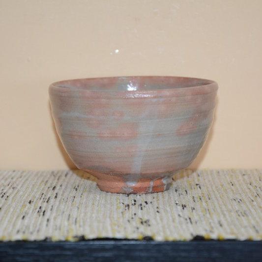 茶道具 鵬雲斎大宗匠箱書 遠州七窯朝日焼 美品 幡師荒土茶碗 十四代