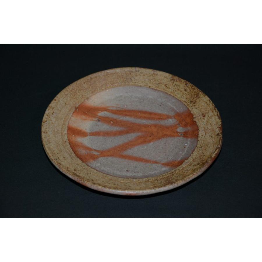備前焼 備前丸皿 盛り皿 食器 和食器 19.5cm 備前焼作家 大友 久