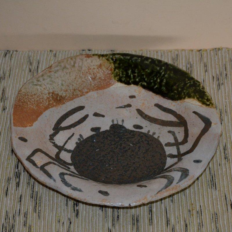 佐藤和次　小皿　美濃焼　早蕨窯　織部焼　5枚 食器・キッチン用品 佐藤和次 小皿 美濃焼 早蕨窯 織部焼 5枚