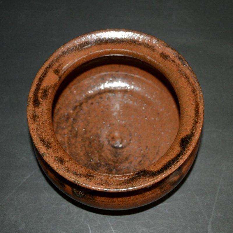 弥三郎窯　松島芳作　釣釉　紫紅花瓶 弥三郎窯 松島芳作 釣釉 紫紅花瓶