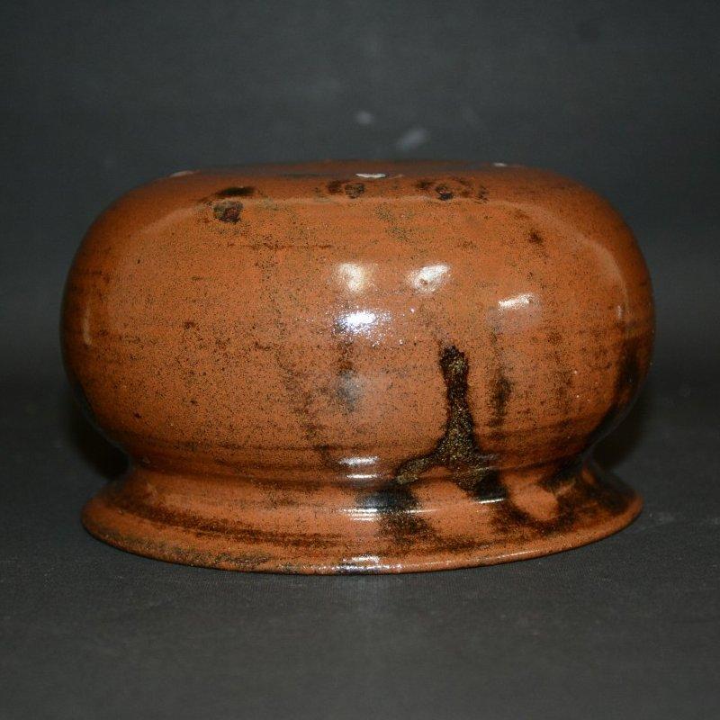 茶道具 御釜師 大西清右衛門作 鐵風炉火箸 共布 烽玉代筆共