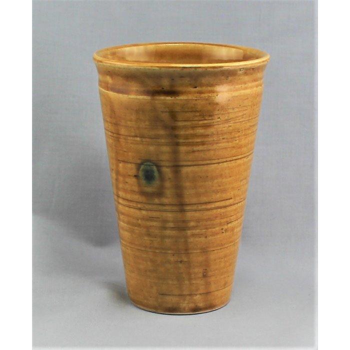 瀬戸焼 窯元 オリジナル フリーカップ 大 黄瀬戸織部 Kk 0005 3 やきもの工房 炎 通販 Yahoo ショッピング