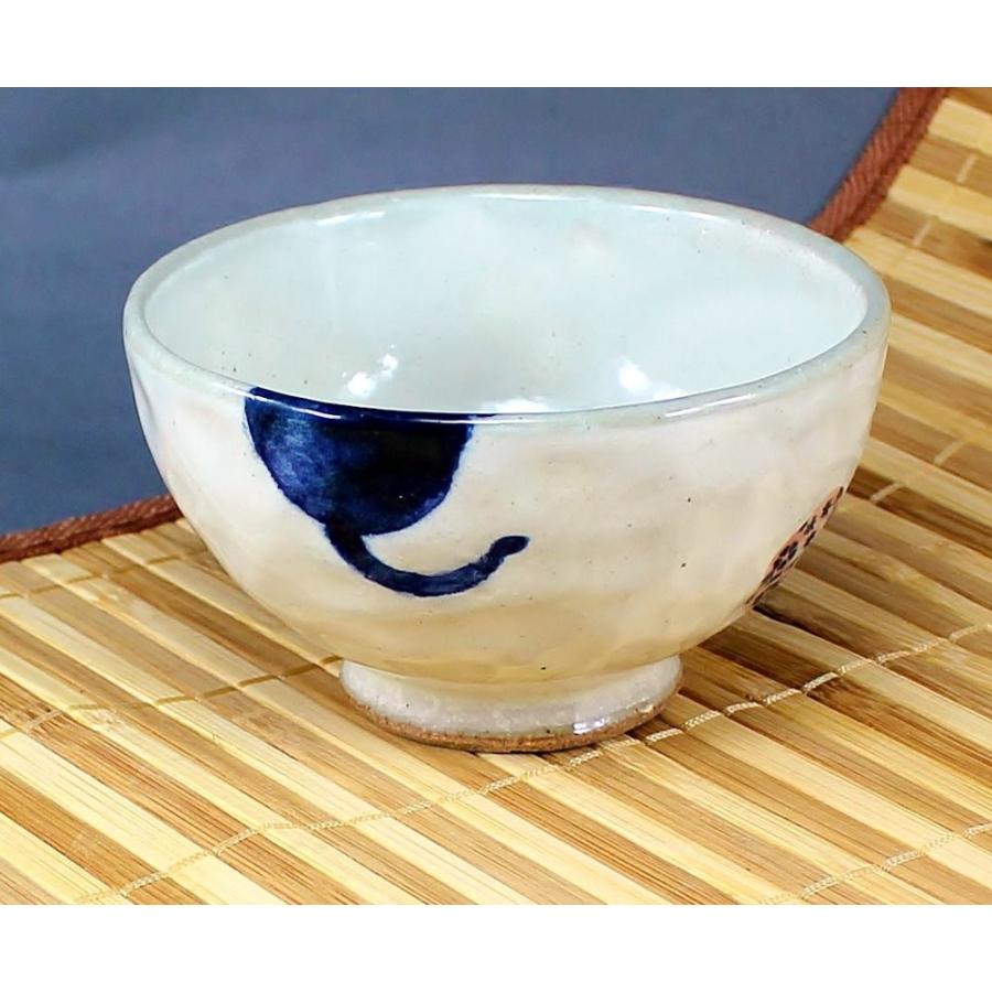 瀬戸焼 窯元 オリジナル 茶碗 猫とまり（中） ピンク : やきもの工房