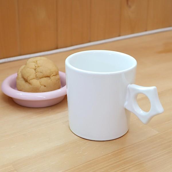 特価商品】240cc 星型ハンドルマグ（白） : やきものらんど - 通販