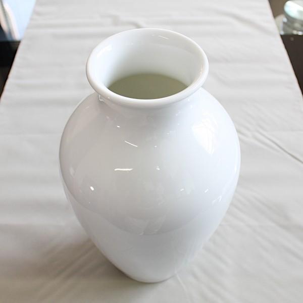 花柄陶器製大花瓶 大倉陶園 陶器 花瓶 フラワーベース 花柄 大倉陶園 金蝕 椿の