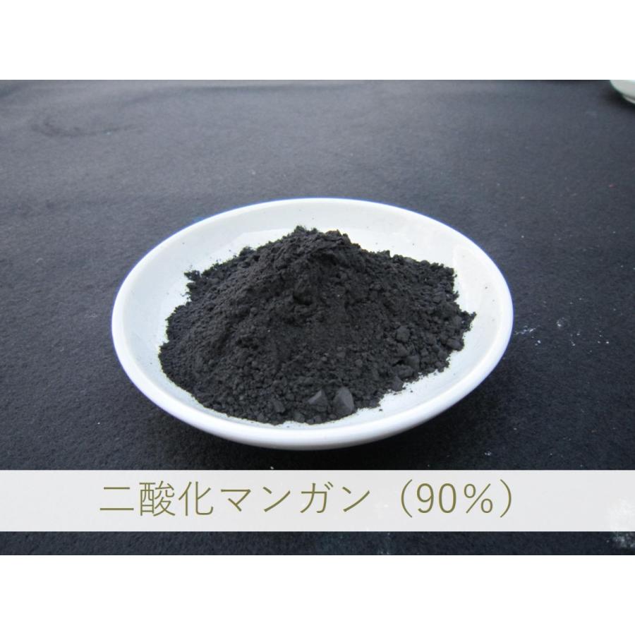 陶芸 陶磁器 焼き物 やきもの 釉薬 練り込み用 二酸化マンガン 90 100g 着色原料 Ca Mno2 100g やきもの彩陶 さいと 通販 Yahoo ショッピング