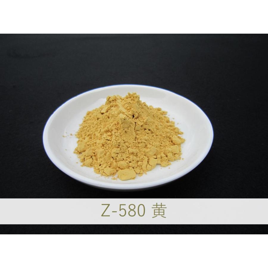 陶芸・釉薬・陶磁器・焼き物(やきもの)・練り込み用 黄色顔料 / 100g Z-580 黄｜yakimonositenittogk