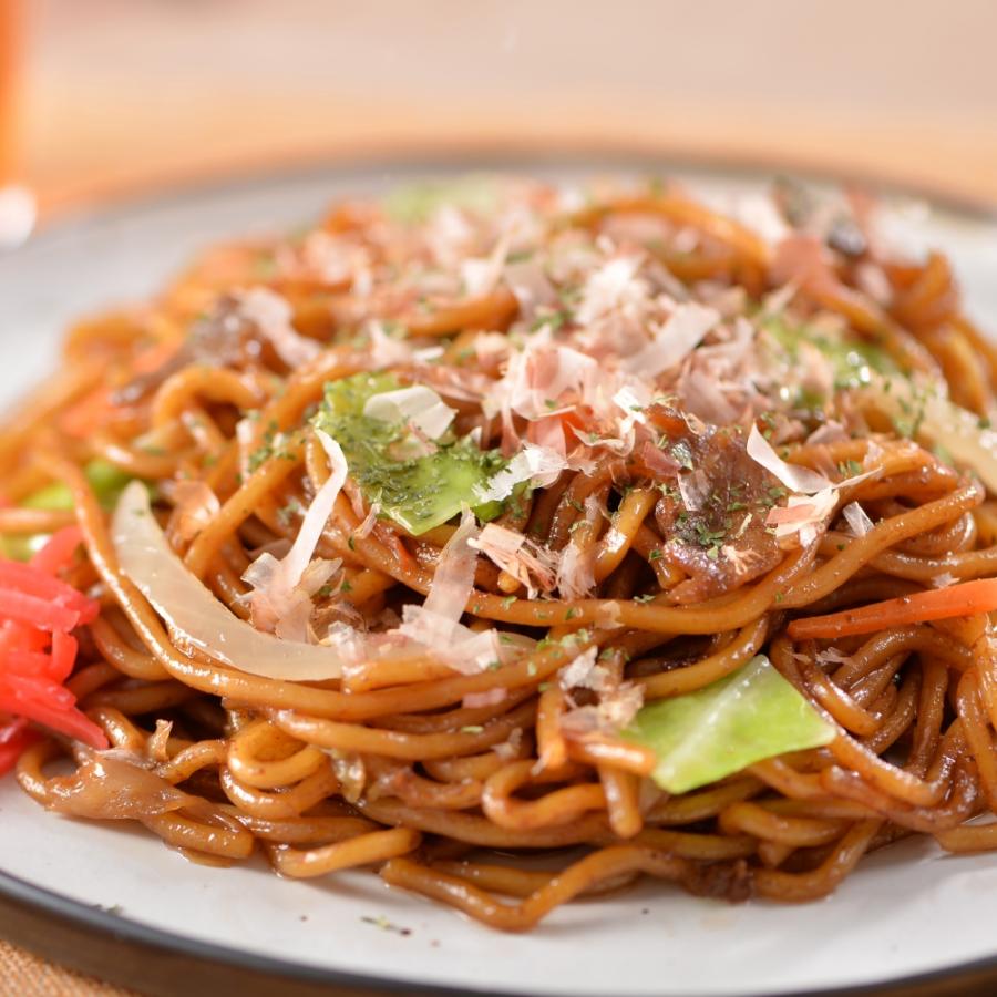 ソース焼きそば 冷凍 2食 250g×2 太麺 お母さんのソース焼きそば