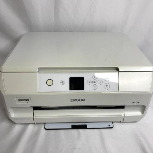 旧モデル エプソン プリンター A4 インクジェット 複合機 カラリオ EP-711A ホワイト｜yakshop｜06
