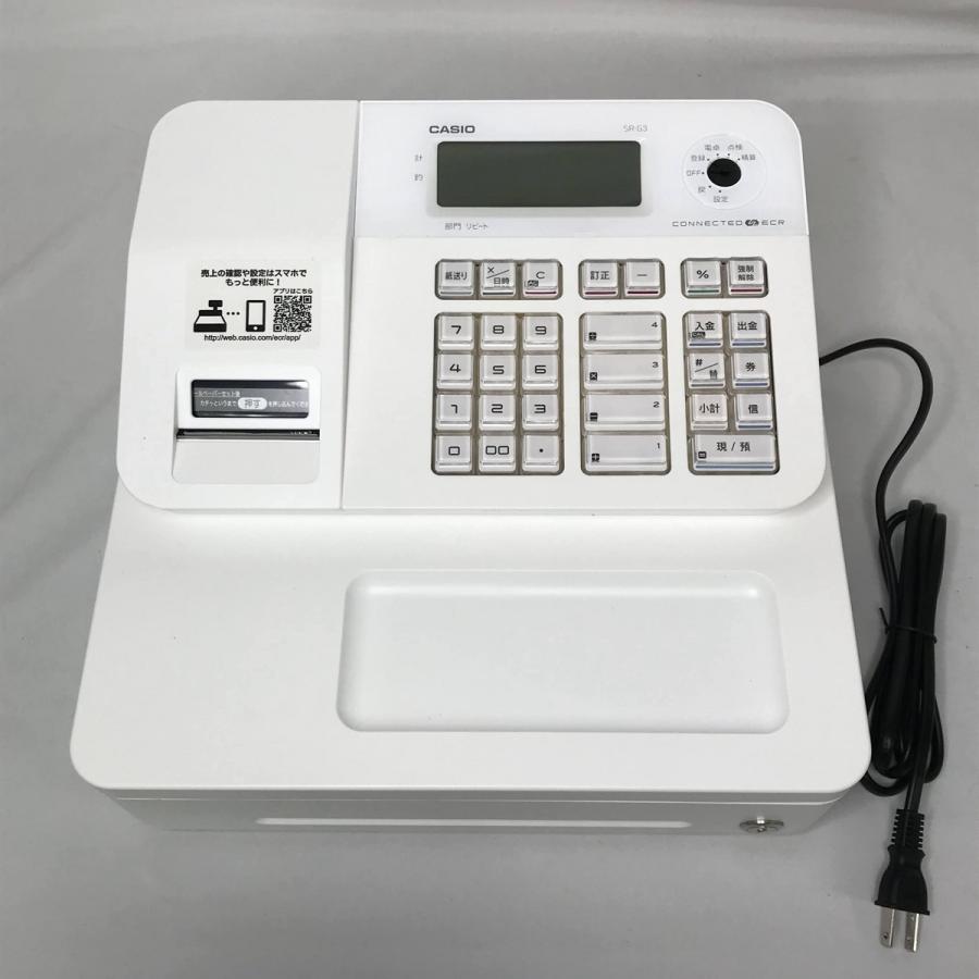 破格値下げ】カシオ 電子レジスター ホワイトcasio Bluetooth搭載 4