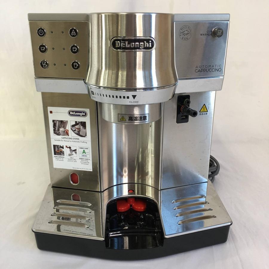 デロンギ(DeLonghi)エスプレッソ・カプチーノメーカー ミルク泡立て自動 EC860M シルバー×ブラック 4カップ以下