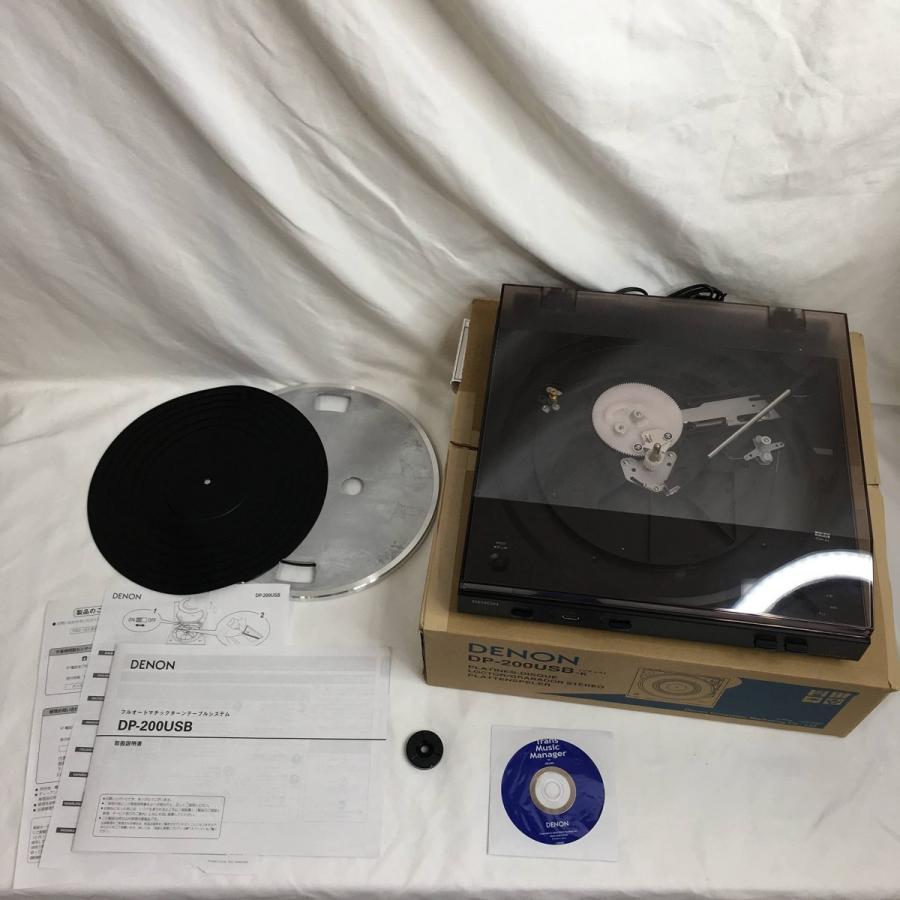 デノン Denon DP-200USB アナログレコードプレーヤー フォノ  