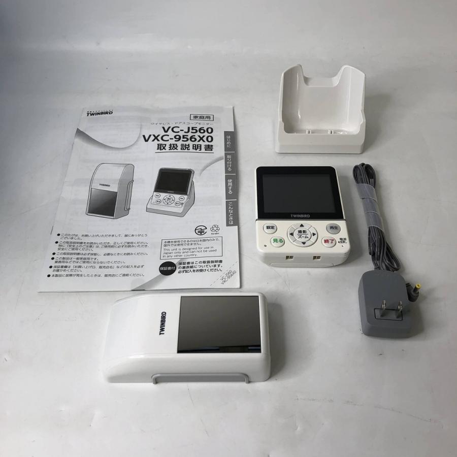 磁石でドアにつけるだけ☆TWINBIRD ワイヤレスドアスコープ VC-J560