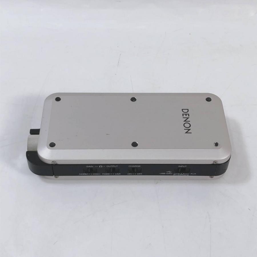 Denon ポータブルヘッドホンアンプ ハイレゾ音源対応/USB-DAC搭載 プレミアムシルバー DA-10-SP