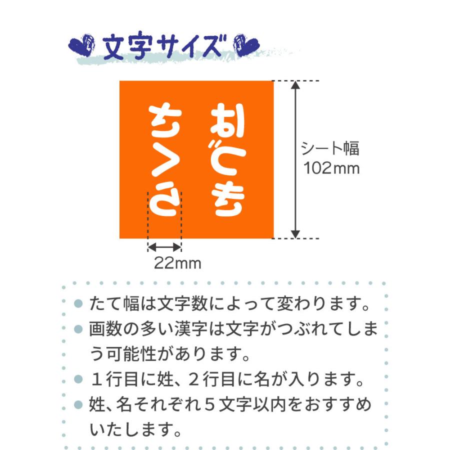 フロッキーネーム 超特大(縦) 3枚@ : やくだち - 通販 - Yahoo