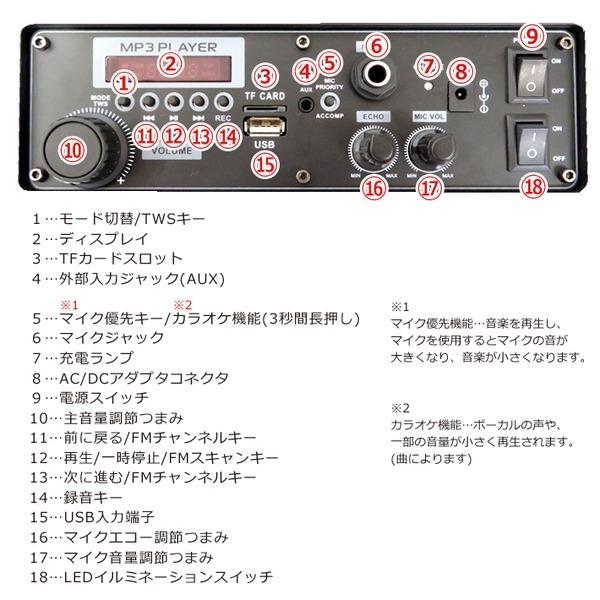 超人気 Ciconia デスクトップスピーカー Cdd160a ショルダーベルト マイク2本 リモコン付き Ds Yakudachitai Yahoo 店 通販 Yahoo ショッピング 好評 Miraicure Com