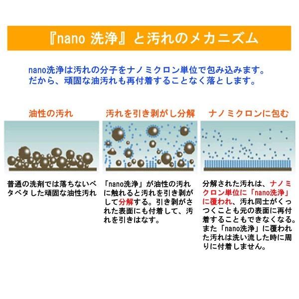 ナノ洗浄 nano洗浄 【詰替用】 500mL 頑固な油汚れに 除菌成分配合 洗浄剤｜yakuhin-net｜02