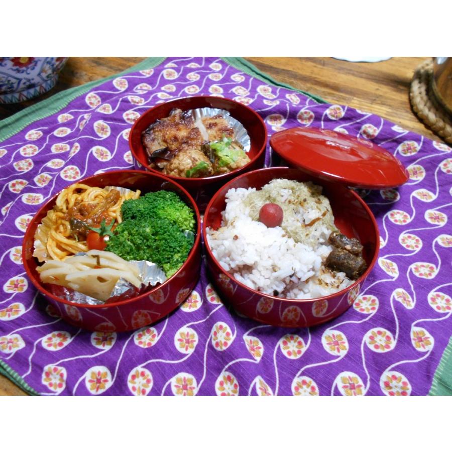 ☆出雲そば割子セット(朱塗三段重小物入薬味皿・蓋付）〜わりご