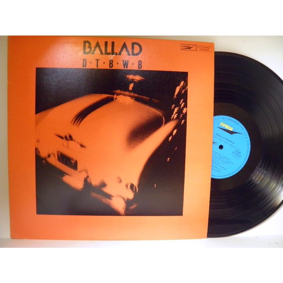 【検聴合格】1979年 ・美盤！ダウン・タウン・ブギウギ・バンド「Ballad of D.T.B.W.B」【LP】｜yakusekien｜02