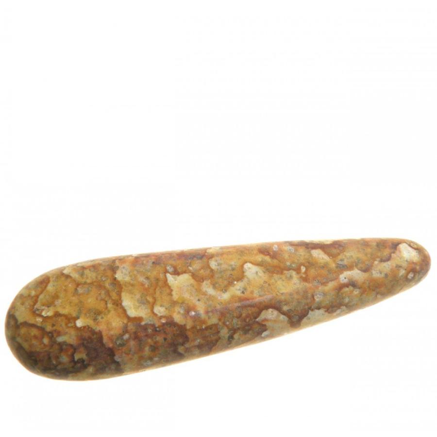 薬石苑 姫川薬石 虎模様 手造りかっさ ツボ押しスティック 104ｍｍ78ｇ Supersport Tn