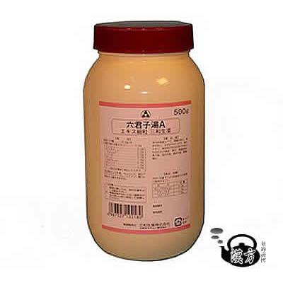 六君子湯Ａエキス細粒 500ｇボトル　　りっくんしとう　医薬品第2類