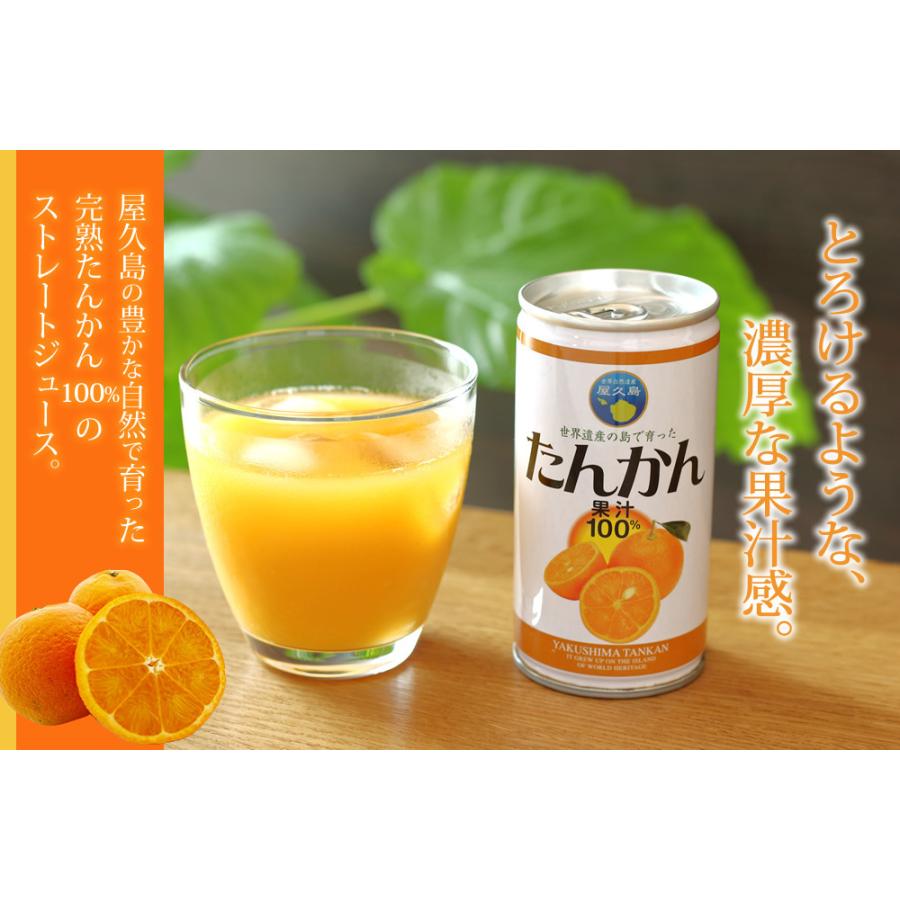 屋久島たんかんジュース 190ml×30本入 無添加100%ストレートジュース