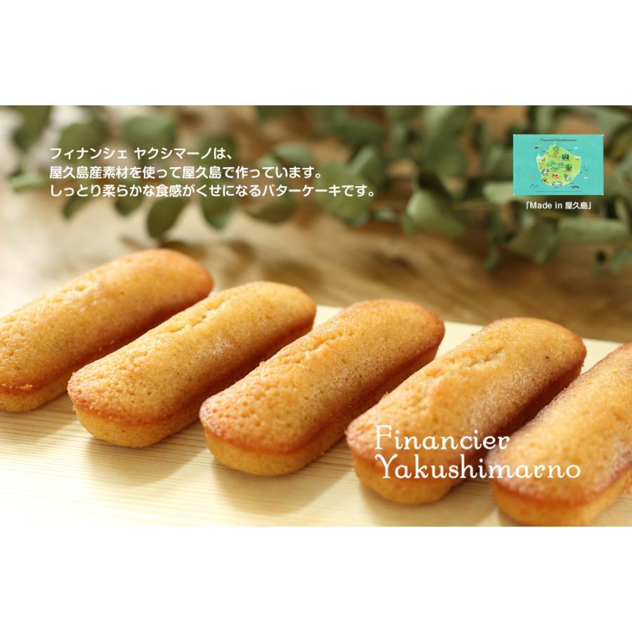 フィナンシェ ヤクシマーノ【たんかんプレーン5個入】お得パッケージ