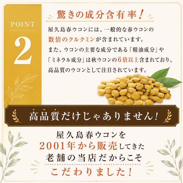 屋久島春ウコン粒300粒 無農薬 有機栽培 産地直送 サプリメント [M便 1