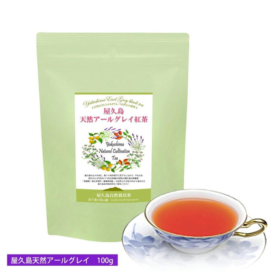 アールグレイ紅茶 100g《屋久島自然栽培茶です》無農薬 無化学肥料 残留農薬ゼロ 和紅茶｜yakusima-miyamaen