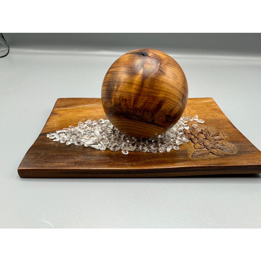 屋久杉 虎杢宝珠玉60mm 皿付 送料無料 : 屋久杉専門店太宰府工芸 屋久杉 虎杢宝珠玉60mm 皿付 送料無料 : 屋久杉専門店太宰府工芸
