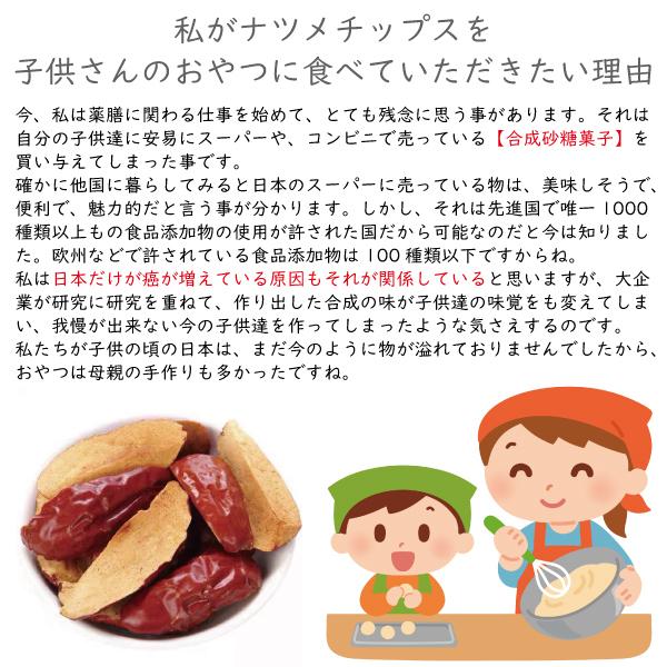 ドライフルーツ 薬膳 なつめチップス 40g×6袋 なつめチップ 棗 なつめ