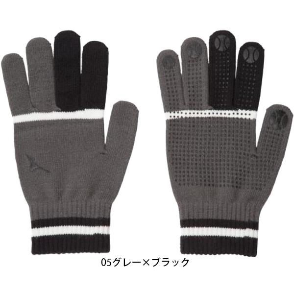 ミズノ MIZUNO ニット手袋 大人用 ユニセックス 防寒 あったかアイテム 12JY1E64|yakyu-hitosuji|02