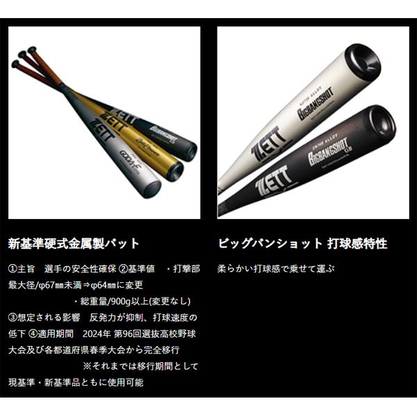 ゼット（ZETT） 【中古 未使用】新基準対応 野球 硬式バット 84cm