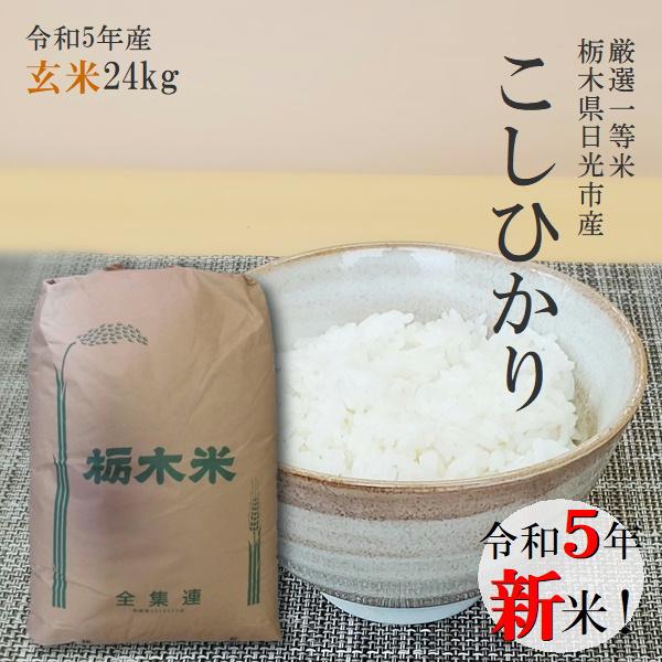 令和2年産栃木県特一等米コシヒカリ玄米30キロ無農薬